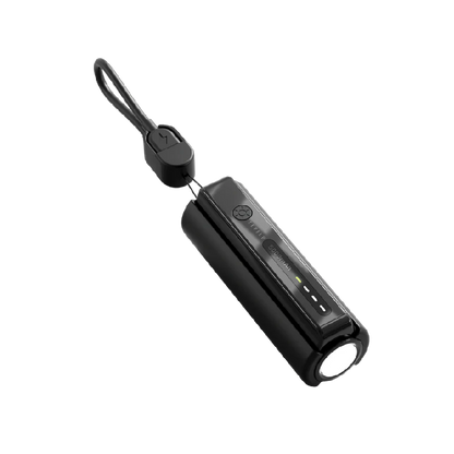 Levelo Nova Pro 5000mAh Power Bank with Flashlight - Black