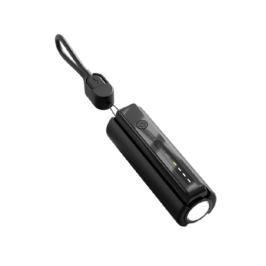 Levelo Nova Pro 5000mAh Power Bank with Flashlight - Black