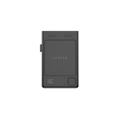 Levelo Onyx Portable 5000mAh 3 in 1 Cardholder Power Bank - Black
