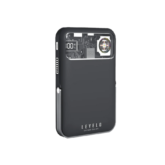 Levelo Osaka Portable 10000mAh Power Bank - Dark Grey