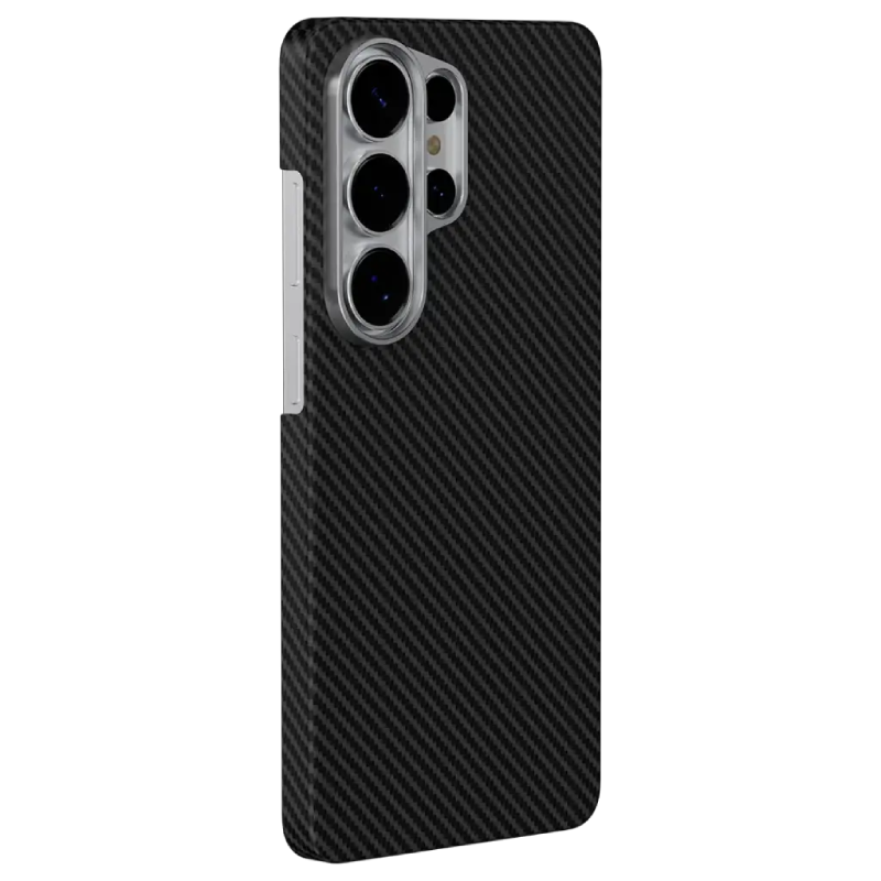 Levelo Sergei 1500D Aramid Fiber Case for S26 Ultra - Black