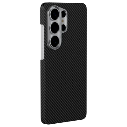 Levelo Sergei 1500D Aramid Fiber Case for S26 Ultra - Black