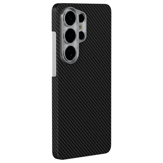 Levelo Sergei 1500D Aramid Fiber Case for S26 Ultra - Black