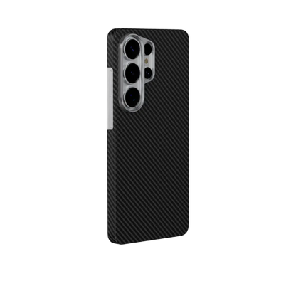 Levelo Sergei 1500D Aramid Fiber Case for S26 Ultra - Black