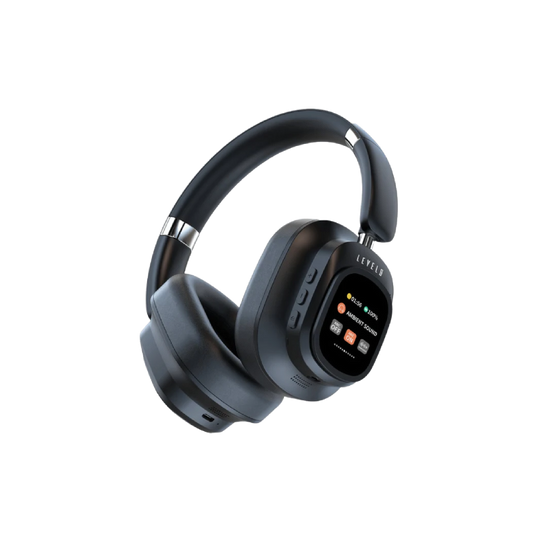 Levelo VibeMaster Wireless Hybrid ANC Headphone - Black
