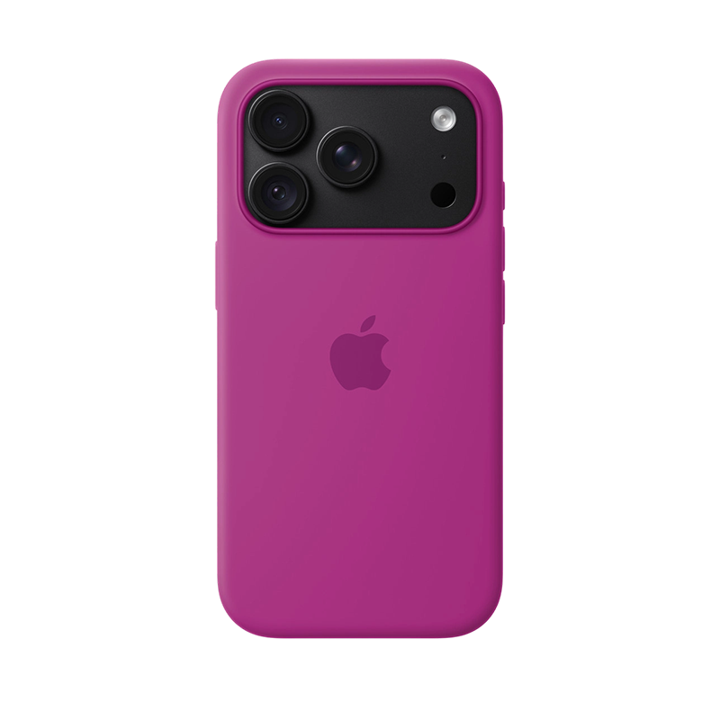 Apple Silicone Magsafe case With ic iph 18 pro