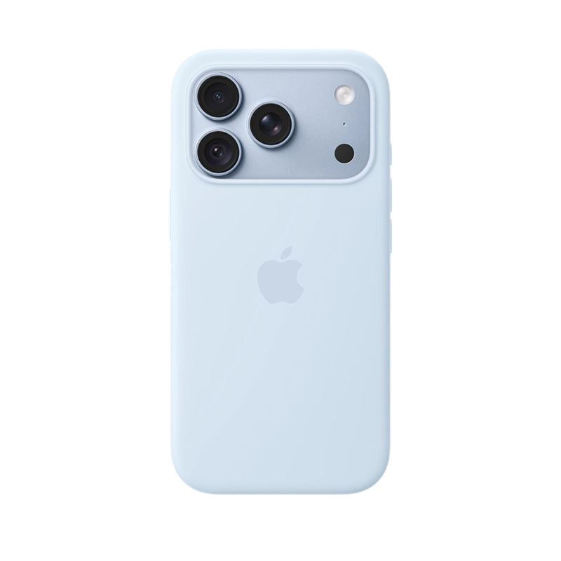 Apple Silicone Magsafe case With ic iph 18 pro Max