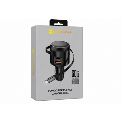 Morbest C86CA 60W PD + QC Ports Fast Car Charger