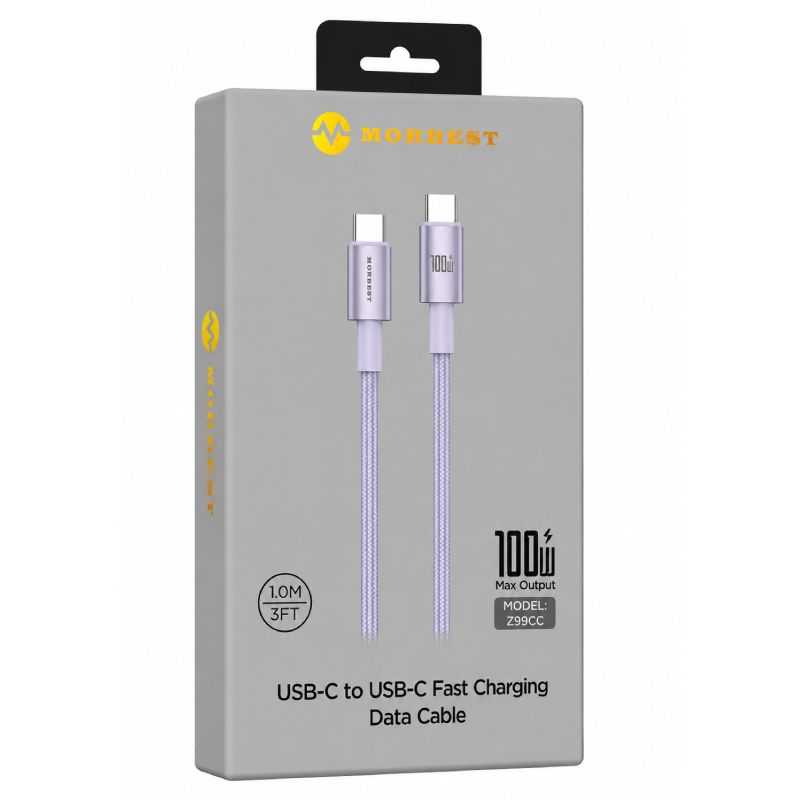 Morbest Z99CC USB-C to USB-C Fast Charging Data Cable