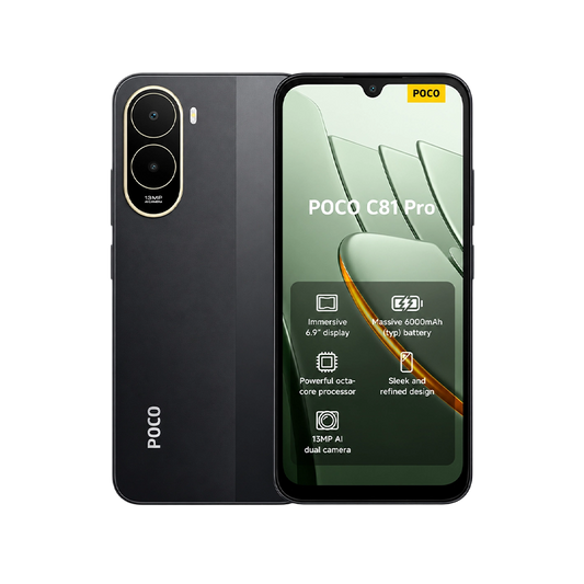 Xiaomi POCO C81 Pro 128GB 4GB RAM 4G Dual SIM Smartphone