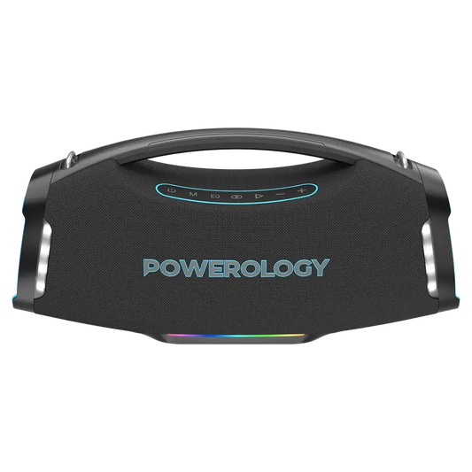 Powerology Rock 350W RGB Lighting Speaker - Black