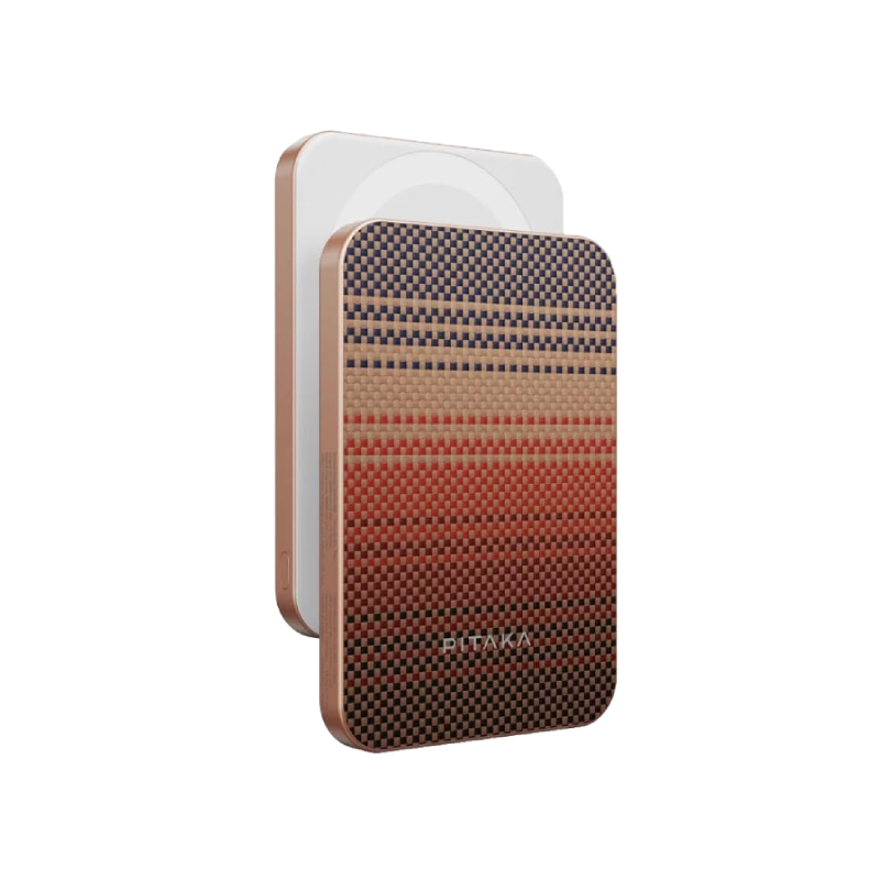 Pitaka Power Bank MagSafe 5000mAh 15W Portable Wireless Sunset
