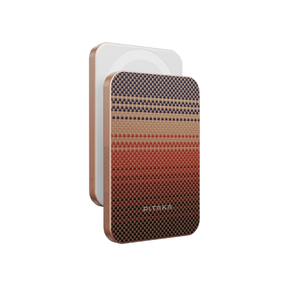 Pitaka Power Bank MagSafe 5000mAh 15W Portable Wireless Sunset