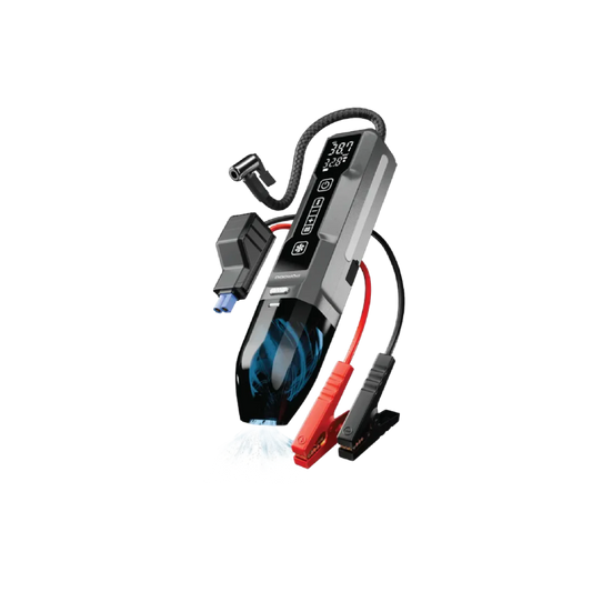 Porodo Ignatov Jump Starter & Air Pump with Handheld Vacuum & - Black