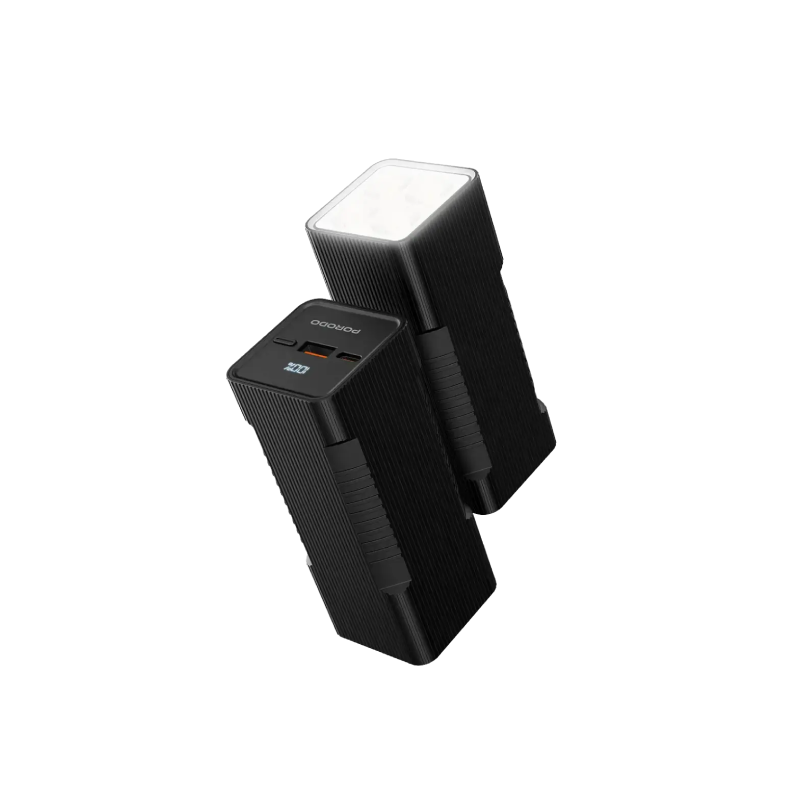 Porodo LUMERA 10000mAh Power Bank with Built-In Flashlight