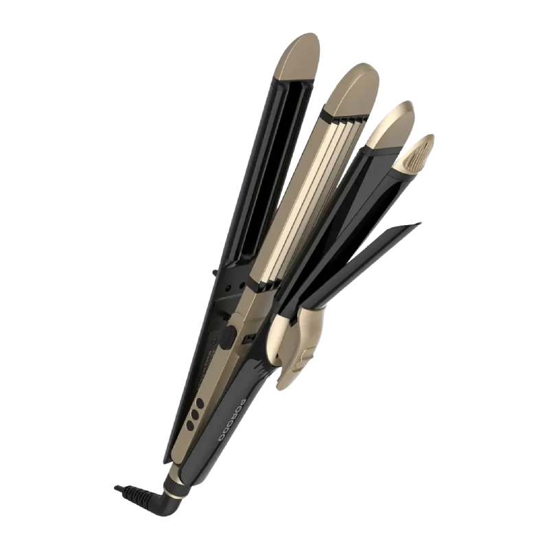 Porodo Lifestyle 4 Style Hair Iron - Black