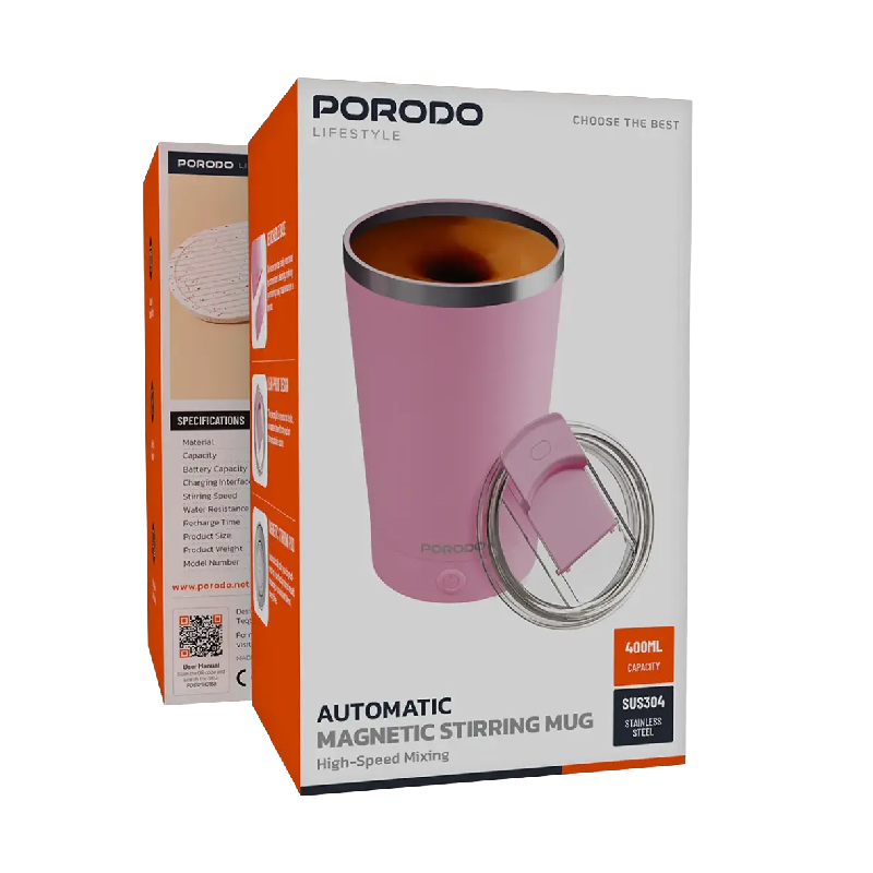 Porodo Lifestyle Automatic Magnetic Stirring Mug