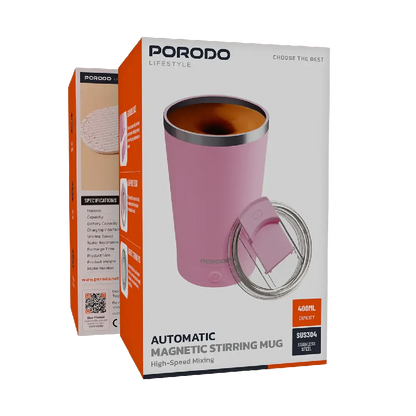 Porodo Lifestyle Automatic Magnetic Stirring Mug