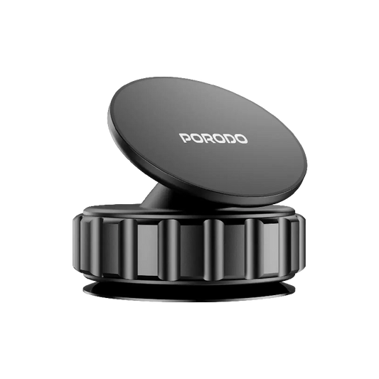 Porodo Multi-Surface Vacuum Suction Phone Holder - Black