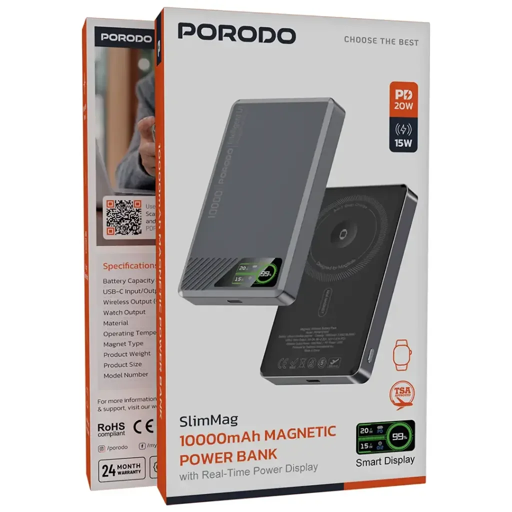 POWERBANK SLIMMAG 10MAH MAGNETIC PORODO