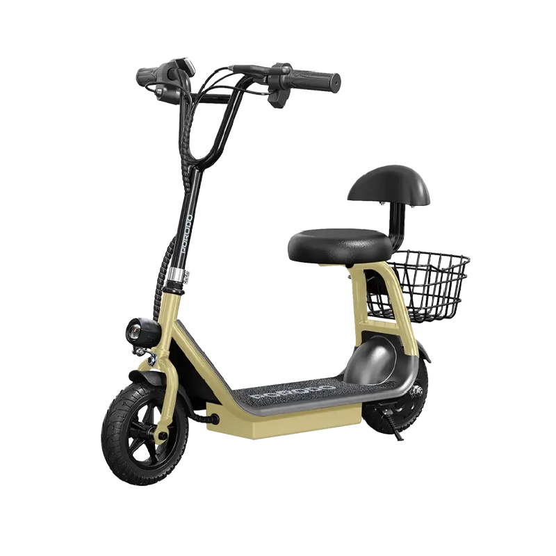 Porodo Snapp Electric Kids' Bicycle with 8-inch Wheel Size - Beige
