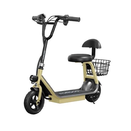 Porodo Snapp Electric Kids' Bicycle with 8-inch Wheel Size - Beige