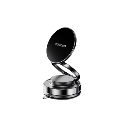 Porodo Vacuseal Vacuum Suction Folding Magnetic Mount HS26 - Black