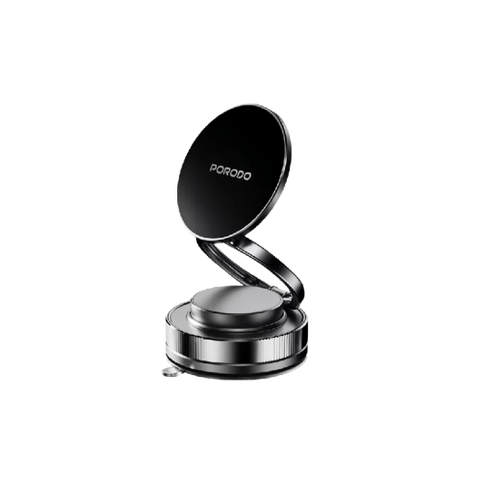 Porodo Vacuseal Vacuum Suction Folding Magnetic Mount HS26 - Black