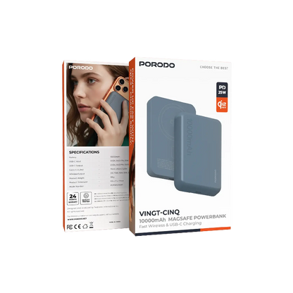 Porodo Vingt-Cinq 10000mAh MagSafe Power Bank