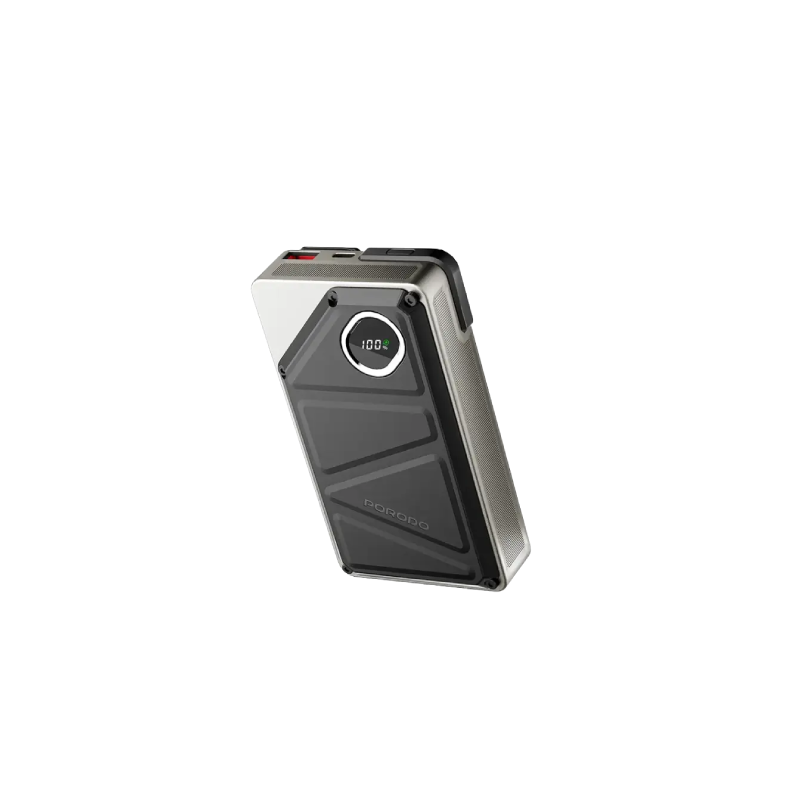 Porodo 20000mAh Power Bank Built-In Type-C & Lightning