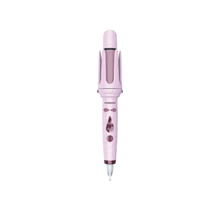 Porodo 5-In-1 Hair Styling Tool with Auto-Wrap Curling & Straightening - Pink