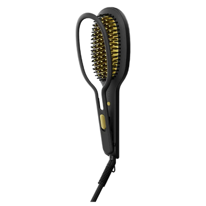 Porodo Ceramic Hair Straightener - Black & Gold