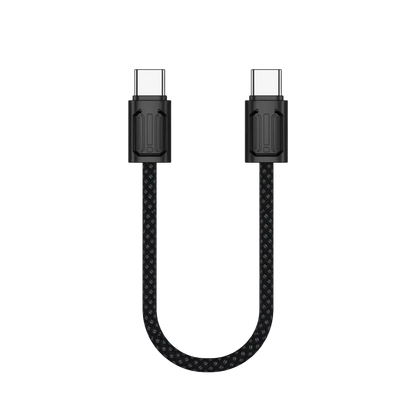 Porodo Chargeloop Keychain Data Cable USB-C to USB-C - Black
