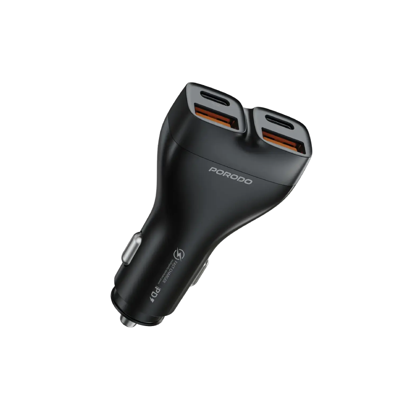 Porodo Dualpower 102W Car Charger - Black