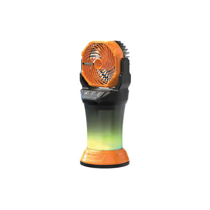 Porodo FreshPulse Portable Misting Fan - Orange & Black