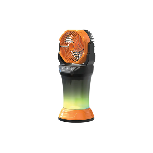 Porodo FreshPulse Portable Misting Fan - Orange & Black