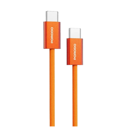 Porodo High-Speed USB-C Braided Cable Charging & Data Transfer