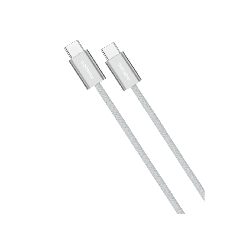 Porodo High-Speed USB-C Braided Cable Charging & Data Transfer