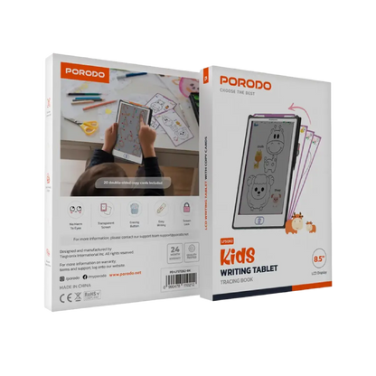 Porodo Kids Writing Tablet - Black