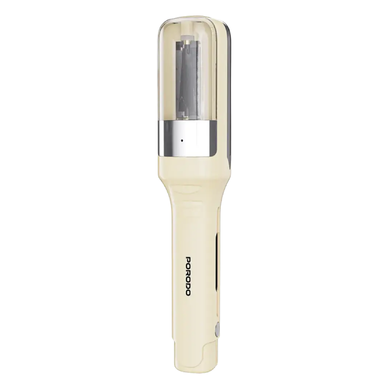 Porodo Lifestyle 2-In-1 Split End Trimmer & Hair Straightener - White