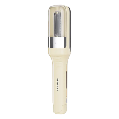 Porodo Lifestyle 2-In-1 Split End Trimmer & Hair Straightener - White