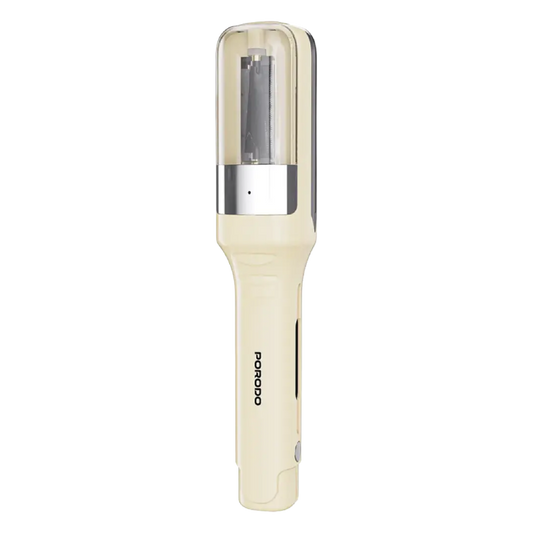 Porodo Lifestyle 2-In-1 Split End Trimmer & Hair Straightener - White