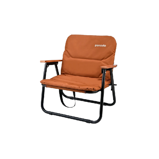 Porodo Lifestyle Outdoor Folding Director Chair - Brown