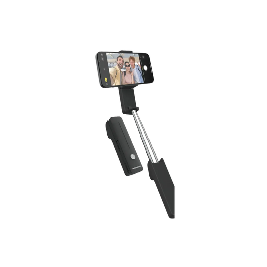Porodo Lifestyle Ultra-Compact Bluetooth Selfie Stick - Black