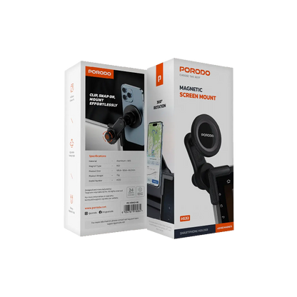 Porodo Magnetic Screen Mount - Black