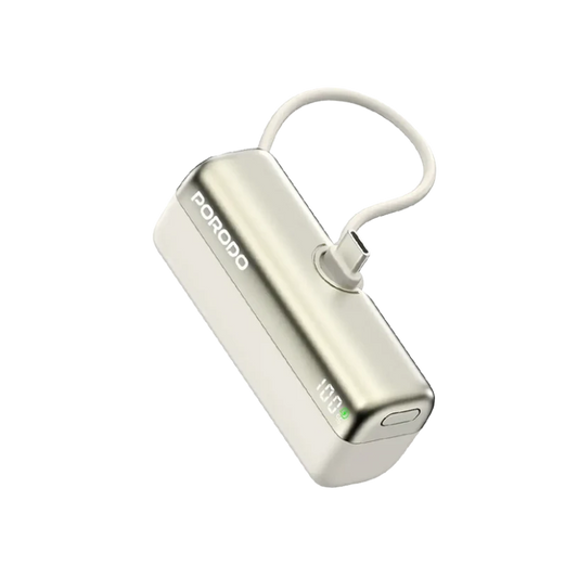 Porodo Pocket Volt 5000mAh Power Bank White