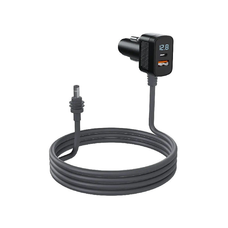 Porodo Starlink Mini DC Plug Car Charger - Gray