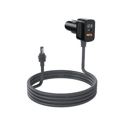 Porodo Starlink Mini DC Plug Car Charger - Gray