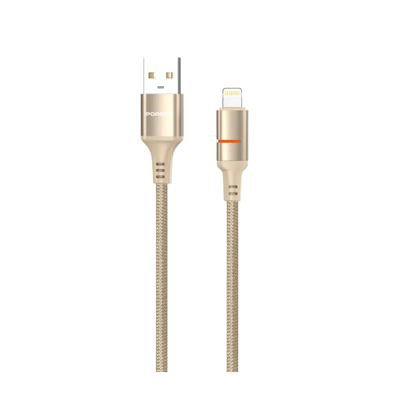 Porodo USB-A To USB-C/Lightning LED Light Cable