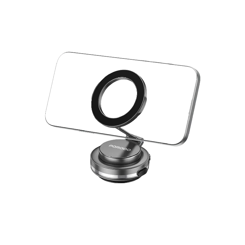 Porodo Vacuum Lock MagSafe Phone Holder - Black